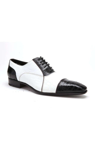 Caporicci 201 Alligator Cap-Toe Oxford