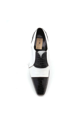 Caporicci 201 Alligator Cap-Toe Oxford