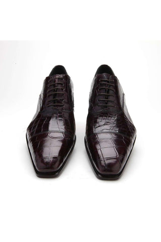 Caporicci 201 Alligator Cap-Toe Oxford
