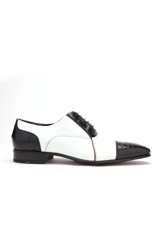 Caporicci 201 Alligator Cap-Toe Oxford