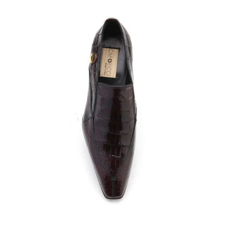 Caporicci 203 Alligator Skin Split-Toe Loafer-AmbrogioShoes