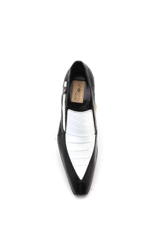 Caporicci 203 Alligator Split-Toe Loafer