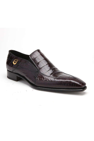 Caporicci 203 Alligator Split-Toe Loafer