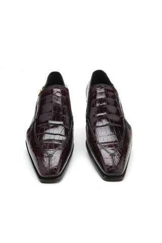 Caporicci 203 Alligator Split-Toe Loafer