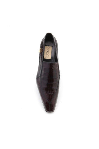 Caporicci 203 Alligator Split-Toe Loafer