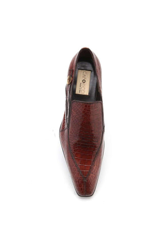Caporicci 203 Alligator Split-Toe Loafer