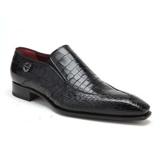 Caporicci 203 Men's Shoes Exotic Alligator Skin Slip-On Split-Toe Loafers (CAP1004)-AmbrogioShoes