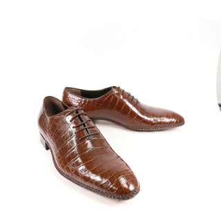 Caporicci 2543 Men's Shoes Exotic Alligator Skin Oxfords (CAP2006)-AmbrogioShoes