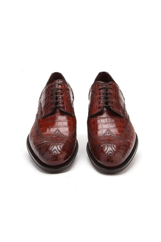 Caporicci 3318 Alligator Wing-Tip Derby