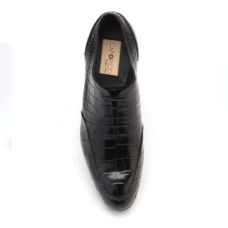 Caporicci 3319 Alligator Oxford-AmbrogioShoes