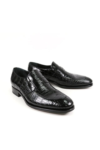 Caporicci 3321 Alligator Penny Loafer-AmbrogioShoes