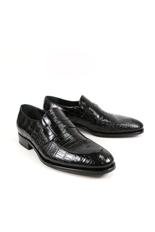 Caporicci 3321 Alligator Penny Loafer-Dellamoda