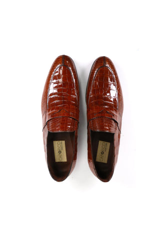 Caporicci 3321 Alligator Penny Loafer