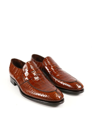 Caporicci 3321 Alligator Penny Loafer