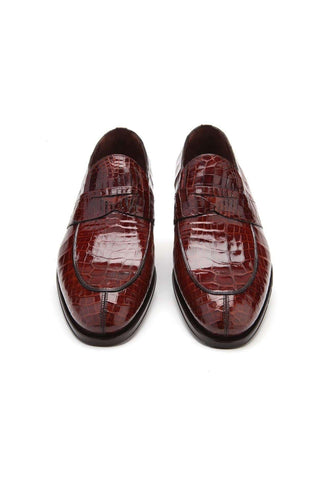 Caporicci 3321 Alligator Penny Loafer