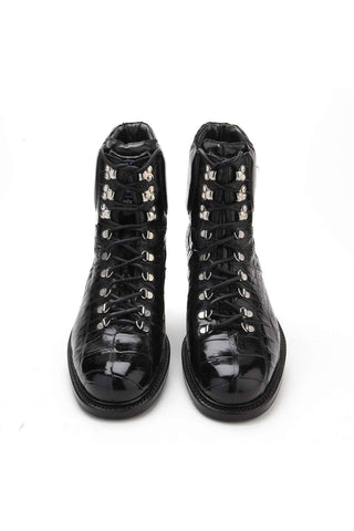 Caporicci 570 Alligator Boot-Dellamoda
