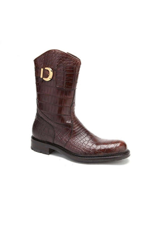 Caporicci 573 Alligator Buckle Boot-AmbrogioShoes