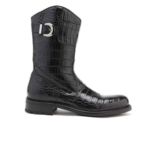 Caporicci 573 Men's Shoes Exotic Alligator Buckle Boots (CAP1025)-AmbrogioShoes