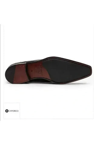Caporicci 943 Alligator Cap-Toe Loafer