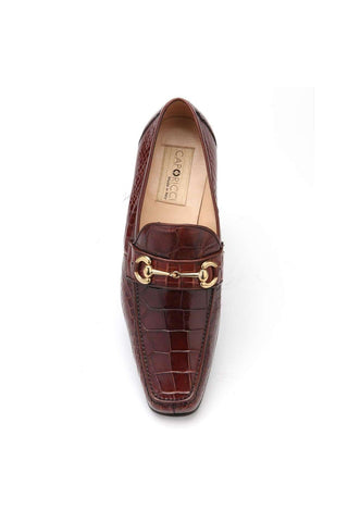 Caporicci 9872 Alligator Horse-Bit Loafer