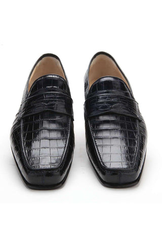 Caporicci 9961 Alligator Penny Loafer