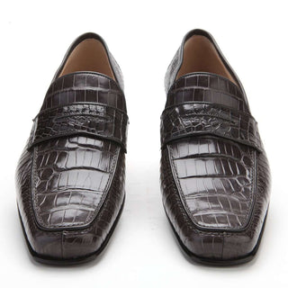 Caporicci 9961 Men's Shoes Exotic Alligator Penny Loafer (CAP1021)