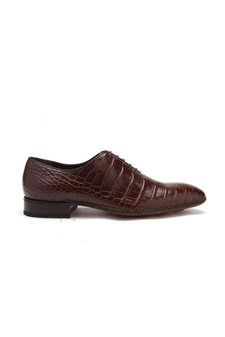 Caporicci Gregory 2542 Alligator Wholecut Oxford-AmbrogioShoes