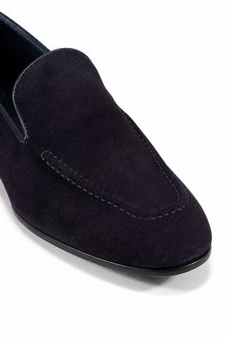 Cesare Paciotti Camoscio Navy Suede Loafers (CPM3129)