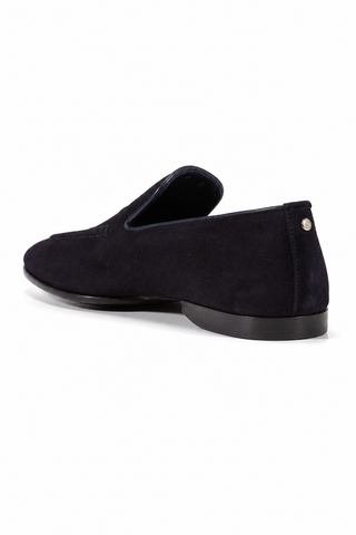 Cesare Paciotti Camoscio Navy Suede Loafers (CPM3129)