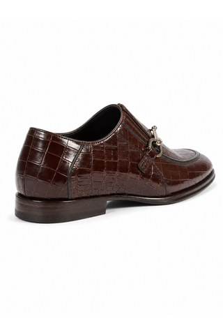 Cesare Paciotti Cocco Lux T Moro Brown Loafers (CPM5003)