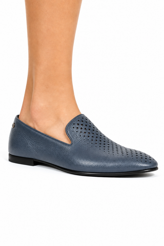 Cesare Paciotti Hippie Navy Leather Loafers (CPM2644)