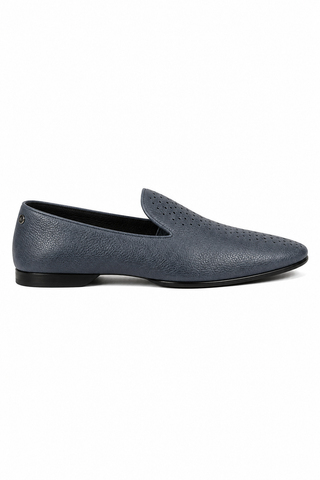 Cesare Paciotti Hippie Navy Leather Loafers (CPM2644)