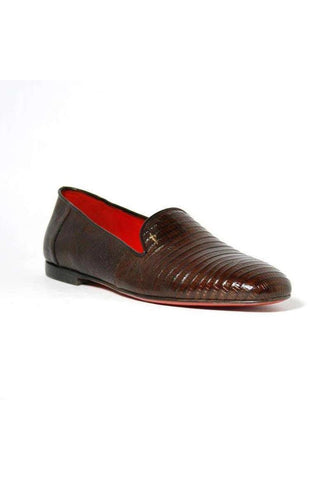 Cesare Paciotti Lizard Fondente Loafer-AmbrogioShoes