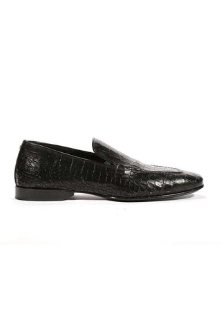 Cesare Paciotti Loafers Croc Embossed Cocco Lux Black PK (CPM5448)
