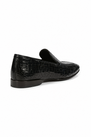 Cesare Paciotti Loafers Croc Embossed Cocco Lux Navy (CPM5449)