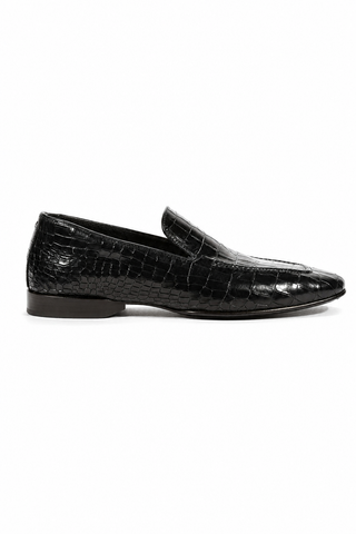 Cesare Paciotti Loafers Croc Embossed Cocco Lux Navy (CPM5449)