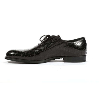 Cesare Paciotti Luxury Italian Mens Oxfords Baio Black SL Shoes (CPM5438)-AmbrogioShoes