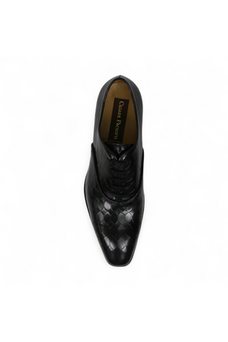 Cesare Paciotti Magic Baby Black Leather Oxfords (CPM2320)