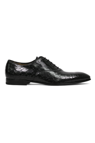 Cesare Paciotti Magic Baby Black Leather Oxfords (CPM2320)-Dellamoda
