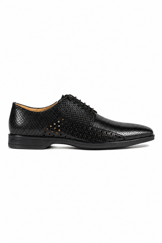 Cesare Paciotti Magic Baby Black Leather Oxfords (CPM2634)
