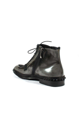Cesare Paciotti Magic Old Antrac Pony Boots (CPM2533)-Dellamoda