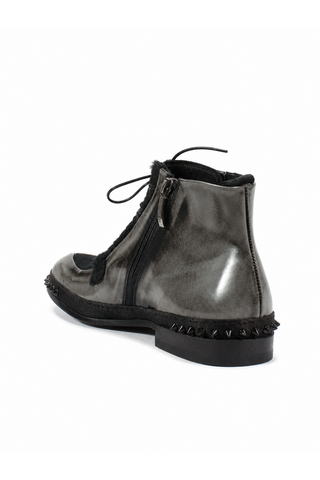 Cesare Paciotti Magic Old Antrac Pony Boots (CPM2533)-Dellamoda