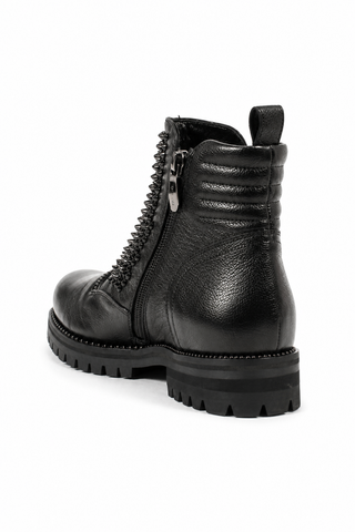 Cesare Paciotti Nilo Black An Leather Boots (CPM2532)-Dellamoda