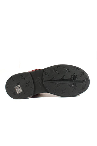 Cesare Paciotti Suede & Leather Buckle Sandals-Dellamoda