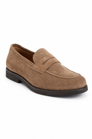 Bruno Magli Delfino Suede Penny Loafer-Dellamoda