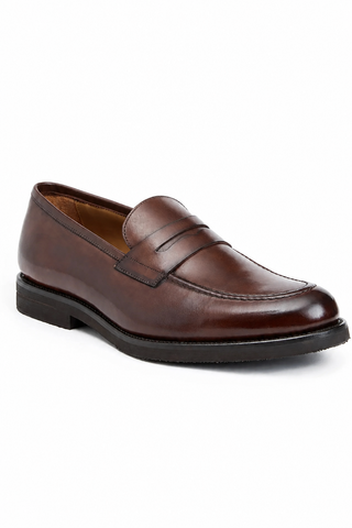 Bruno Magli Delfino Leather Penny Loafer-Dellamoda