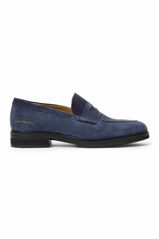Bruno Magli Quarrata Suede Penny Loafer-Dellamoda