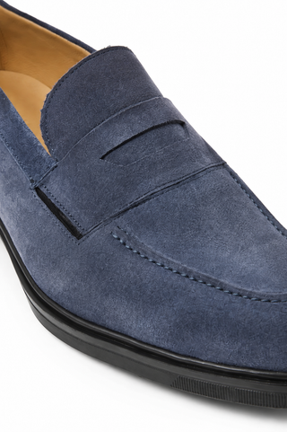 Bruno Magli Quarrata Suede Penny Loafer-Dellamoda