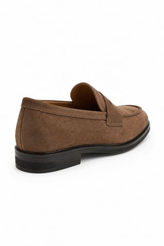 Bruno Magli Quarrata Suede Penny Loafer-Dellamoda