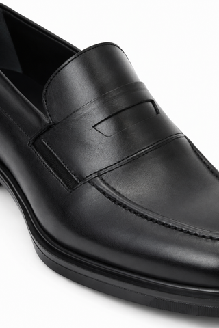 Bruno Magli Quarrata Leather Penny Loafer-Dellamoda